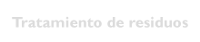 Tratamiento de Residuos